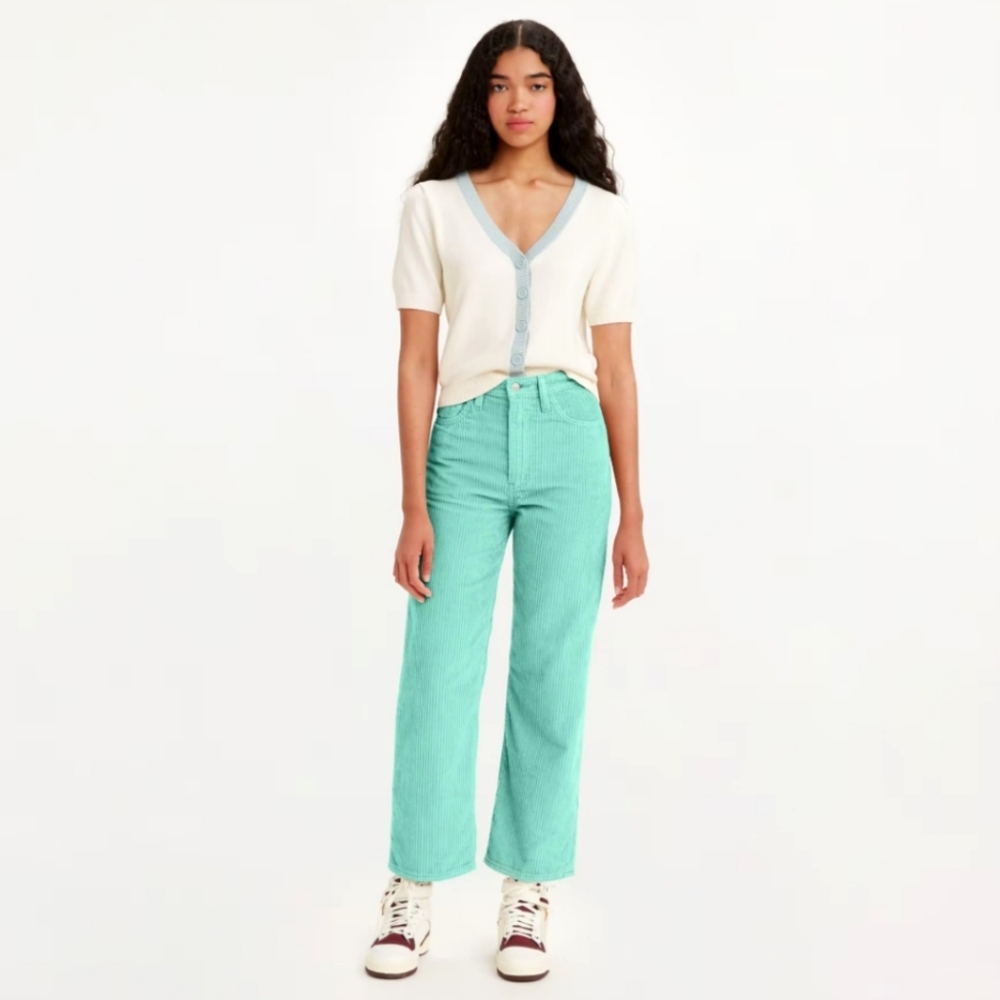 Levi's Ribcage Corduroy Straight Ankle Women's Pants
